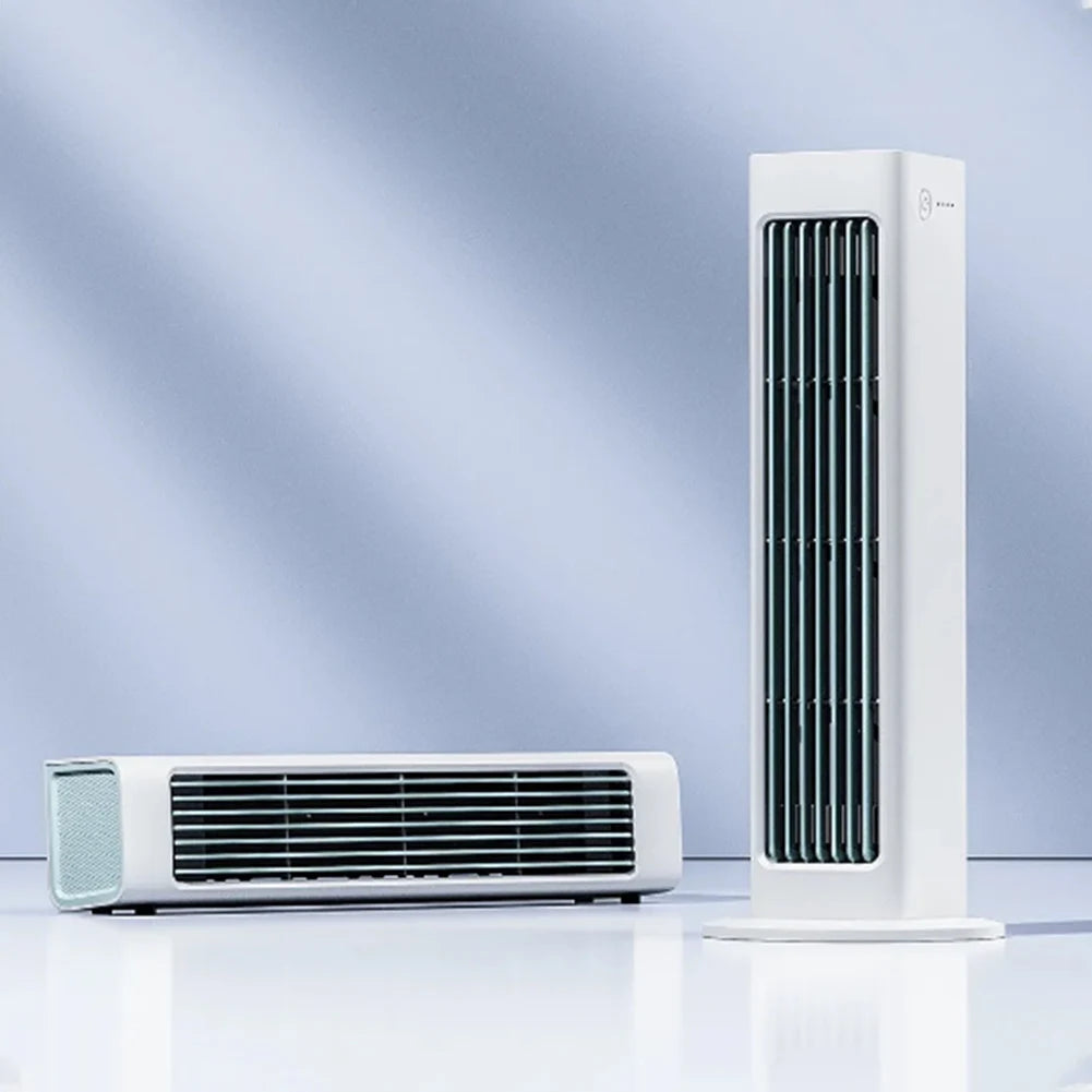 Leafless  Fan Remote Control Strong Wind Electric Fan LED Desktop Standing Fan for Bedroom Living Rooom Bathroom