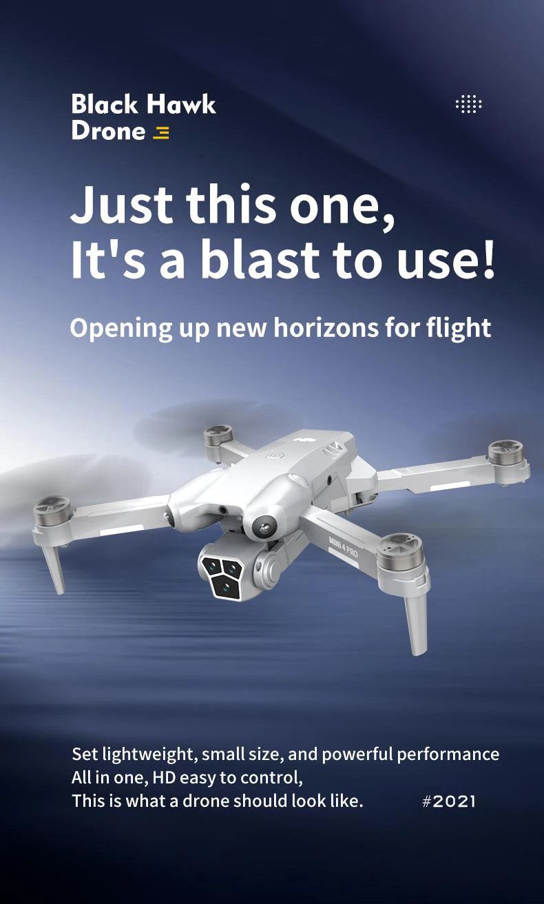 H10 drone, 8K camera intelligent obstacle avoidance, optical flow positioning precise hovering shooting,