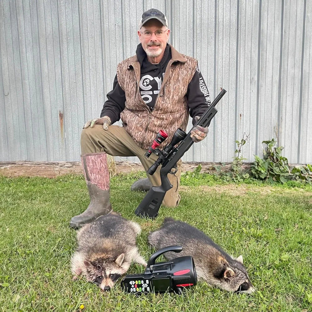 Hot Sale Hellion+ Game Call - Designed for Coyote, Fox, Bobcat, Raccoon Hunting - 165 Sounds Included, 300 Yard Remote Range