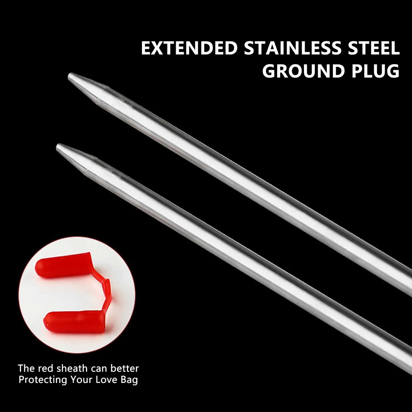 Automatic Spring Fishing Rods Holder Stainless Steel Durable Ground Support Brackets for Sea Lake River Fishing stand