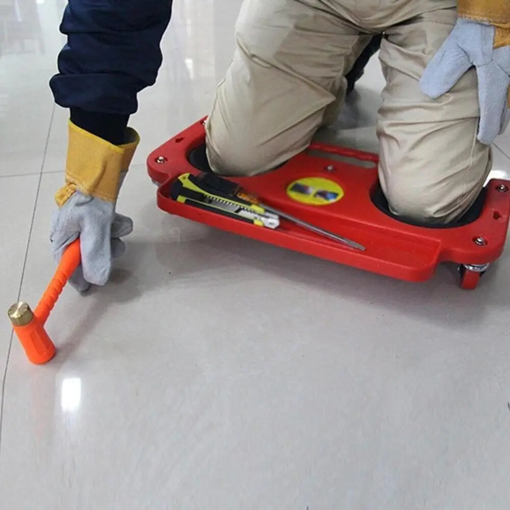 Rolling Knee Pads With Wheels Creeper Used For Tile Work Floor Construction Tool