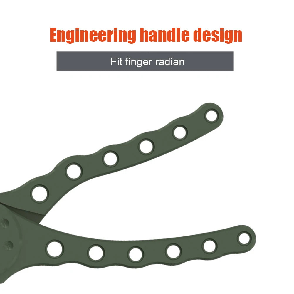 Fish Grip Fishing Plier Adjustable Fish Line Cutter Scissors Multifunction Fishing Body Clamp Fishing Accessories