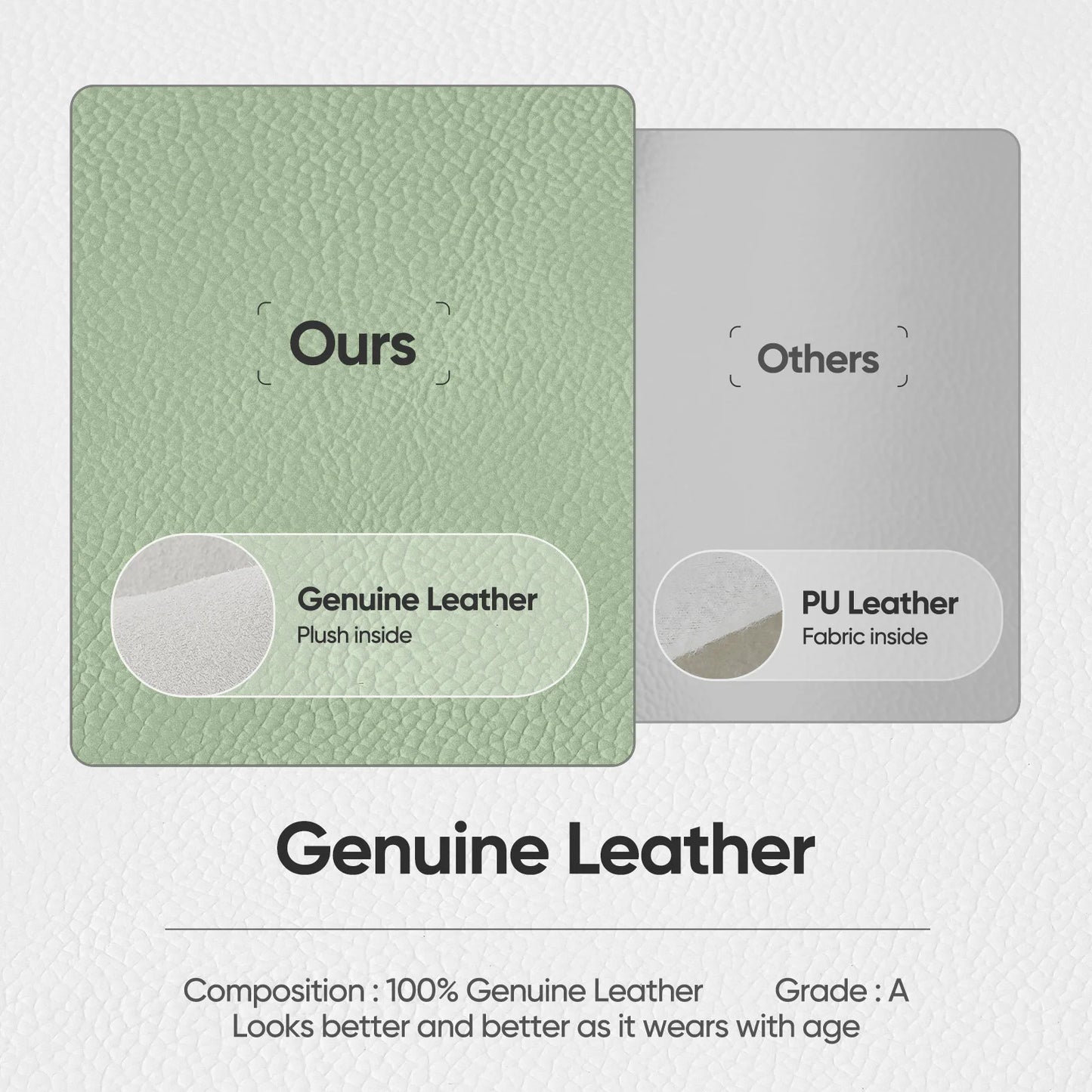 Office Guest Chair Genuine Leather Executive Chair Reception Chairs with Wheels Adjustable Swivel Rolling Office Chairs