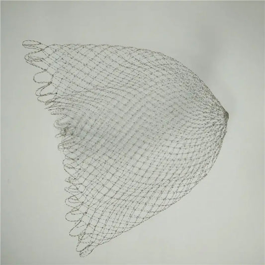 Depth Nylon Fishing Net Collapsible Rhombus Mesh Hole Folding Dip Net Outdoor Fishing Tools Fishing Catchers Planting Tackle
