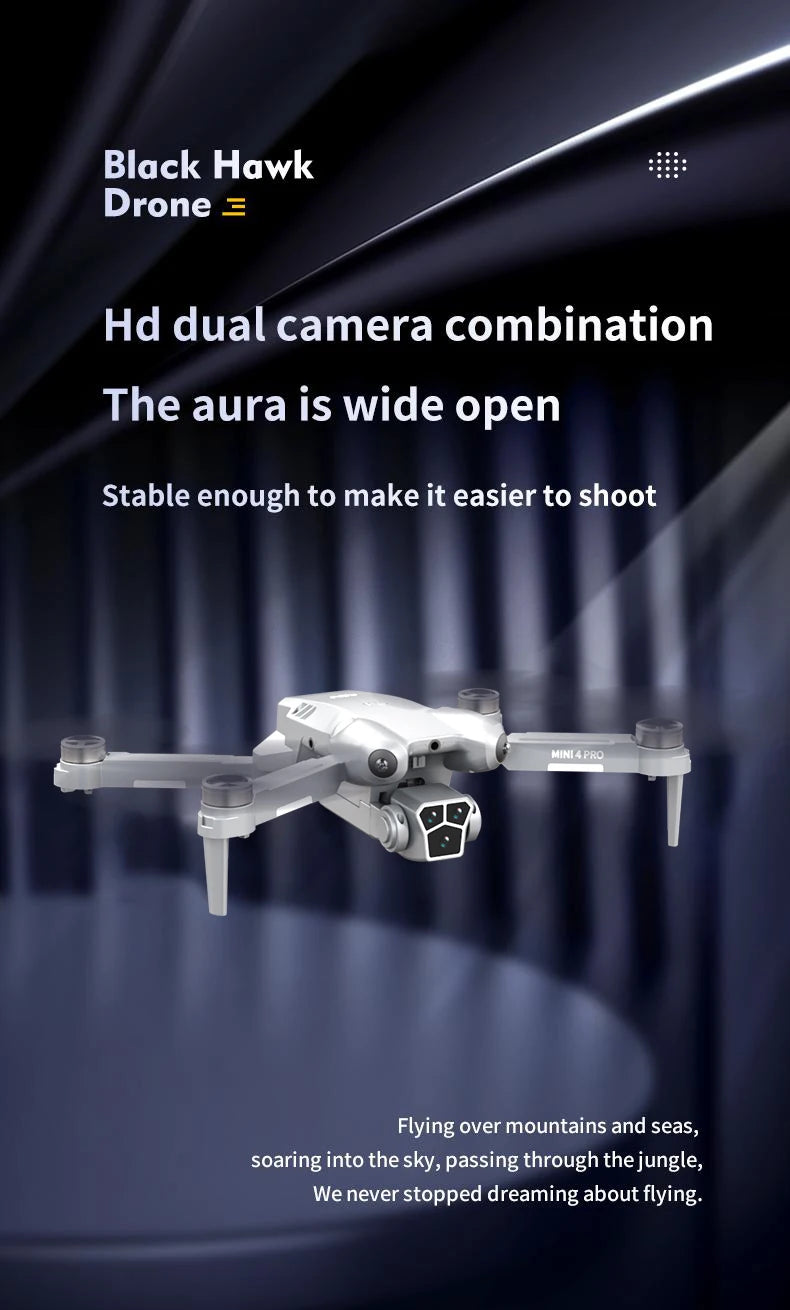 H10 drone, 8K camera intelligent obstacle avoidance, optical flow positioning precise hovering shooting,