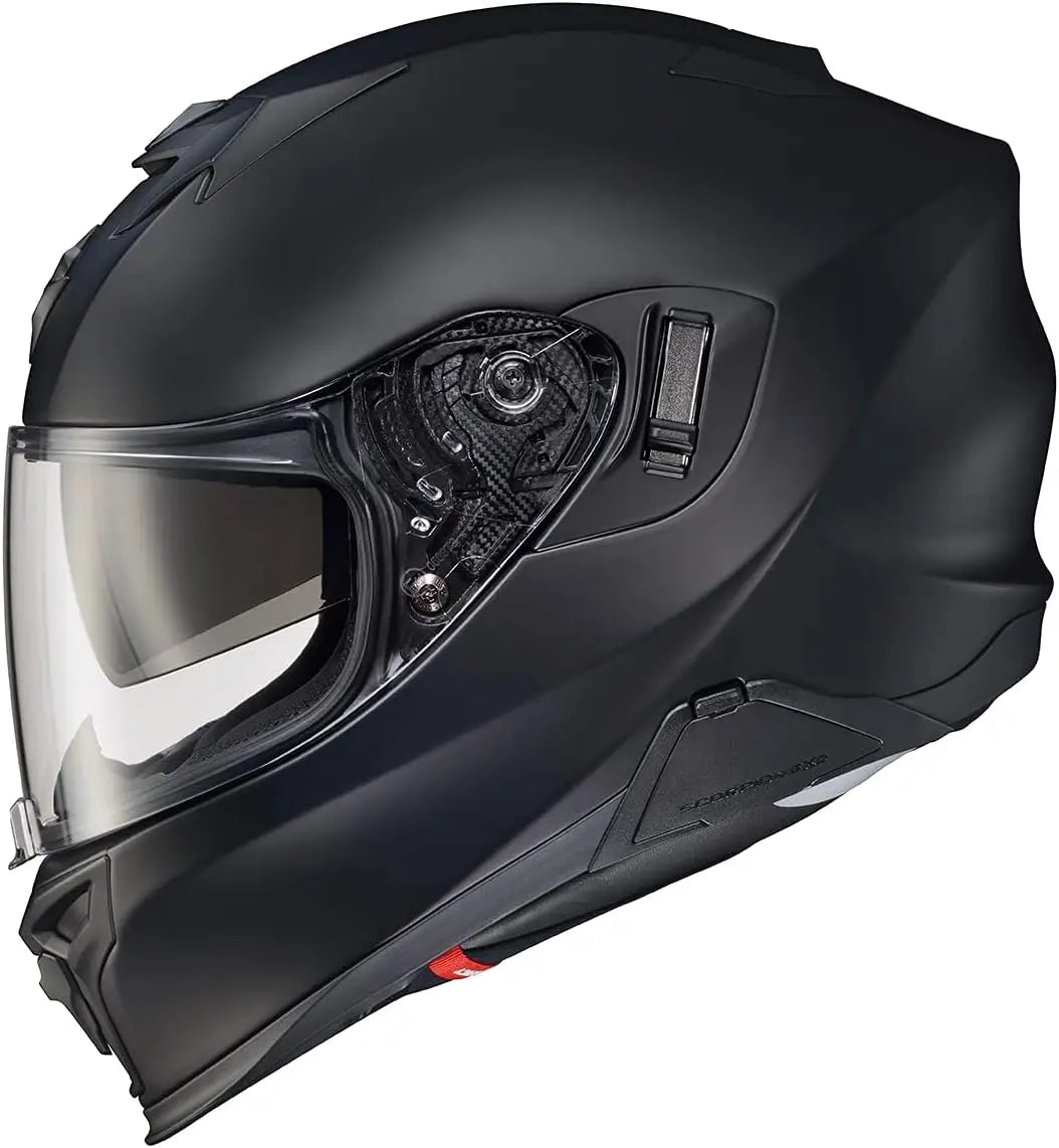T520 Full Face Dual Sport Street Motorcycle Airfit Helmet with Bluetooth Ready Speaker Pockets DOT ECE Approved Adult Unisex