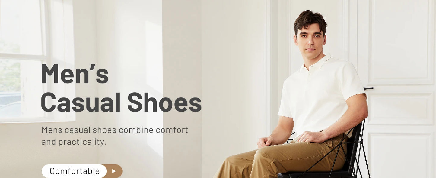 Mens Casual Shoes Wide Loafers Comfortable Walking Slip On Lightweight Breathable Lace Up Shoes