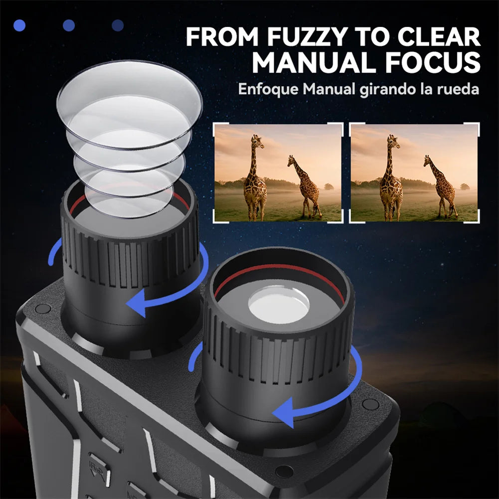 Night Vision Goggles Digital Night Vision Binoculars 1080p Infrared Night Vision Goggles for Hunting Camping Travel
