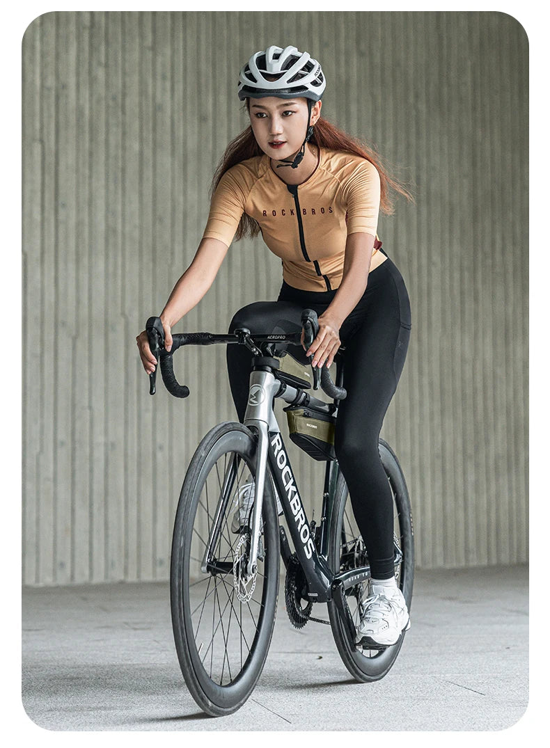 ROCKBROS Bicycle Bag Portable Cycling Top Tube Bag Nylon MTB Road Phone Tool Bag Reflective Ultralight Bicycle Pannier Pocket