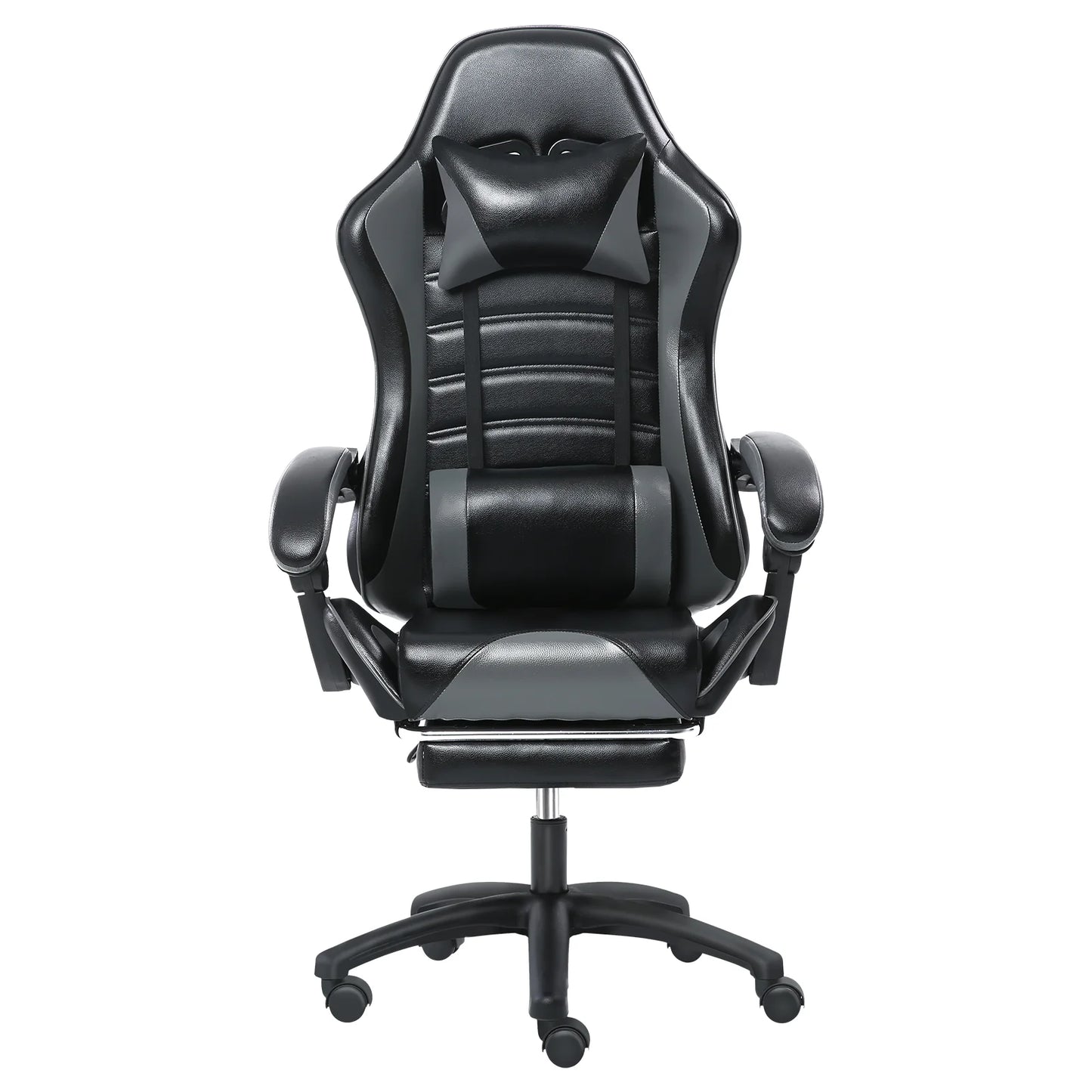 Ergonomic Gaming Chair for Adults, Comfortable Computer Chair for Heavy People, Adjustable Lumbar Office Desk Chair with Wheels,