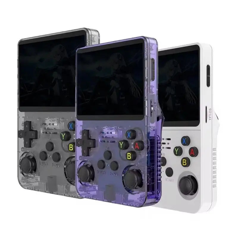 R36s Handheld Retro Game Console, 1 Count Rechargeable Portable Pocket Game Console with 3.5-inch IPS Screen, Linux System Game