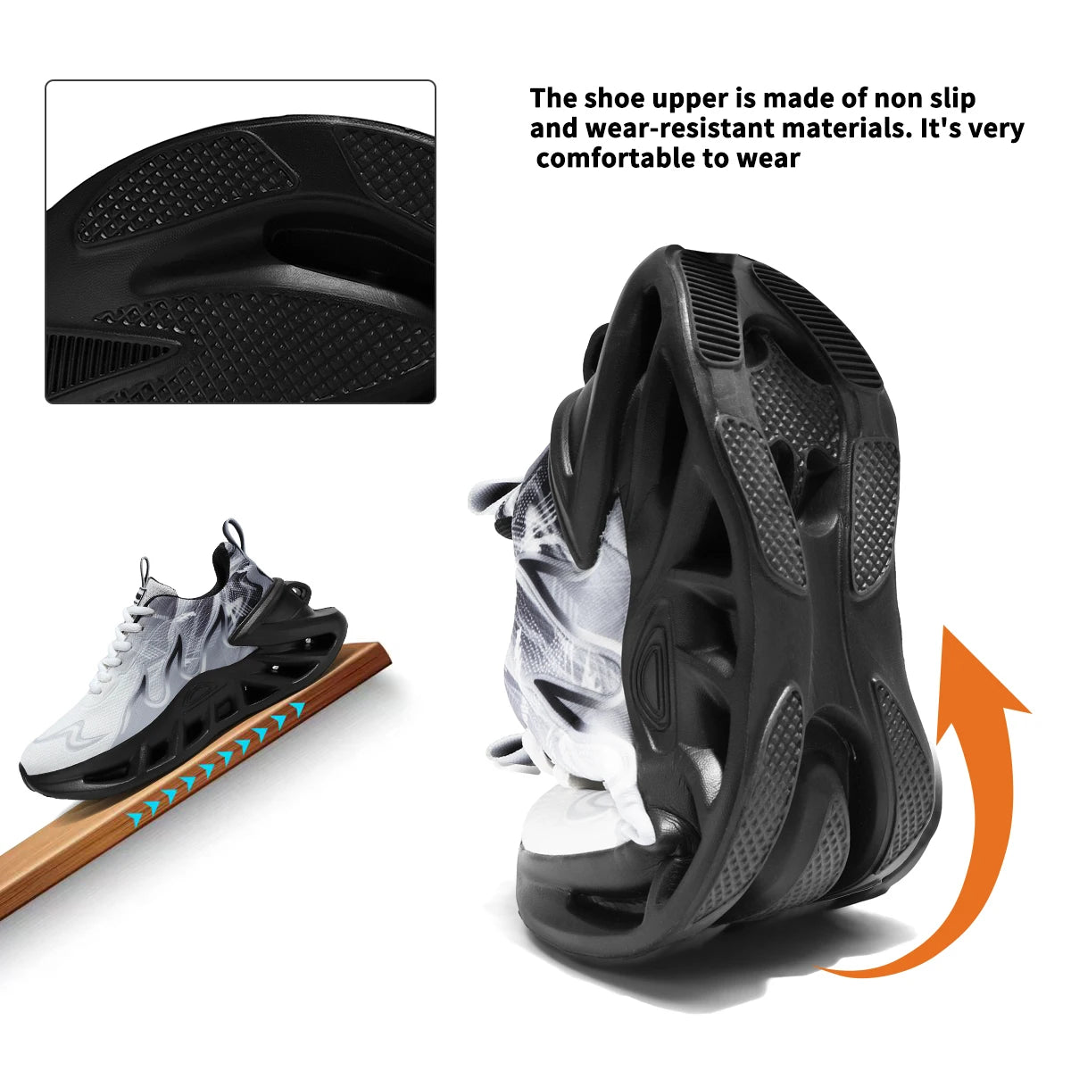 Running shoes for men and women, lightweight mesh, breathable and comfortable, flat and soft tennis shoes for couples, sports sh