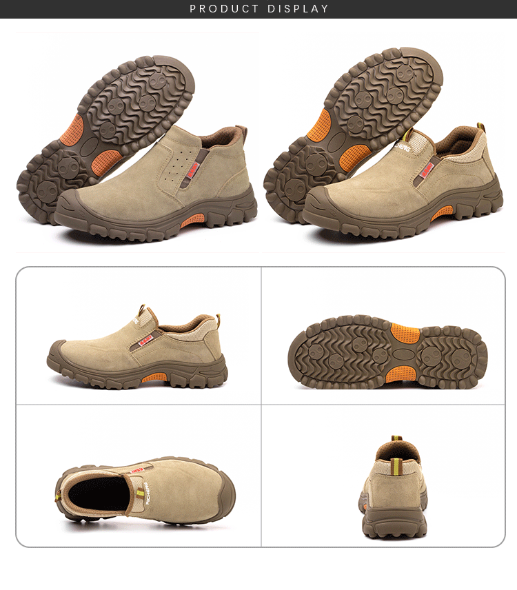 Men Work Shoes Breathable Work Sneakers Composite Toe Safety Shoes Anti-Puncture Indestructible Shoes Welders Safety Boots