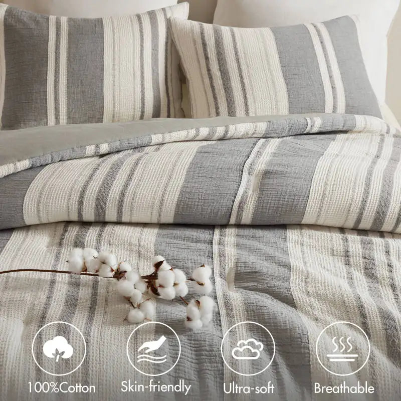 3PCS King/Cal King Comforter 3 PCS Set