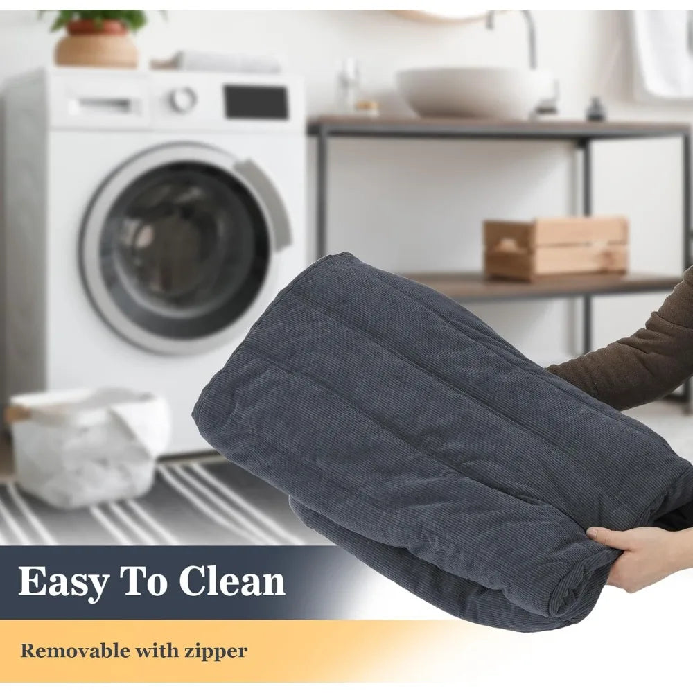 Bean Bag Chair, Fireside Bean Bags Lazy Sofa Sack, Big Beanbag Chair Floor Couch, Memory Foam Lounge Chair for Bedroom, Living R