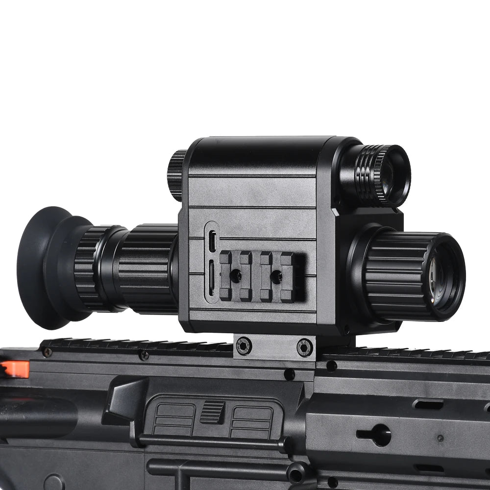 Digital Night Vision Riflescope 940nm IR Scope Sight Monocular 5X Zoom HD 1080P Video Photo 300m Night Vision for Hunting