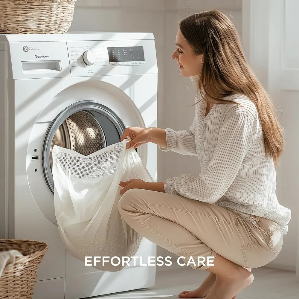 Bedsure Luxury Hotel Duvet Cover Queen Size, 100% White Cotton Embroidery Bedding Set, Includes 1 Duvet Cover 90x90 Inches with