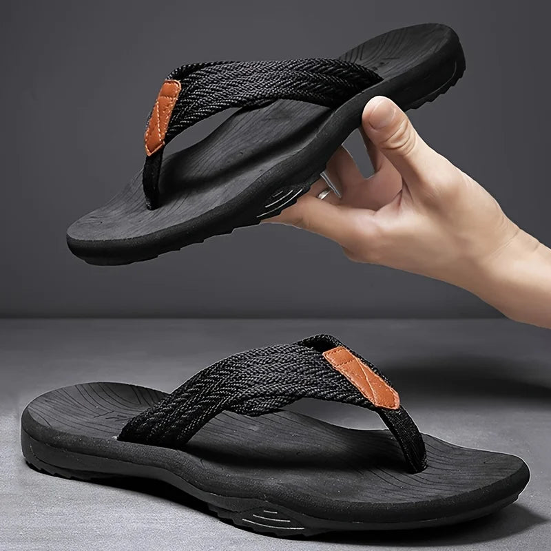 Pmoiste Men Flip Flops  EVA Slip-on Beach Comfortable Designer House Slippers High Quality Summer Outdoor Non Slip