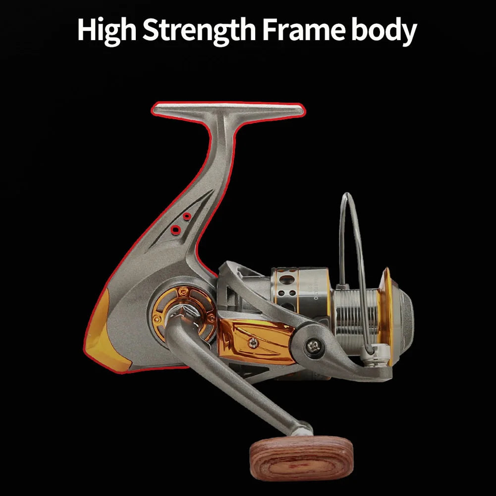 Spinning Fishing Reel CNC Metal Spool Spinning Reel All Purpose Fishing Spinning Reel for Freshwater Saltwater