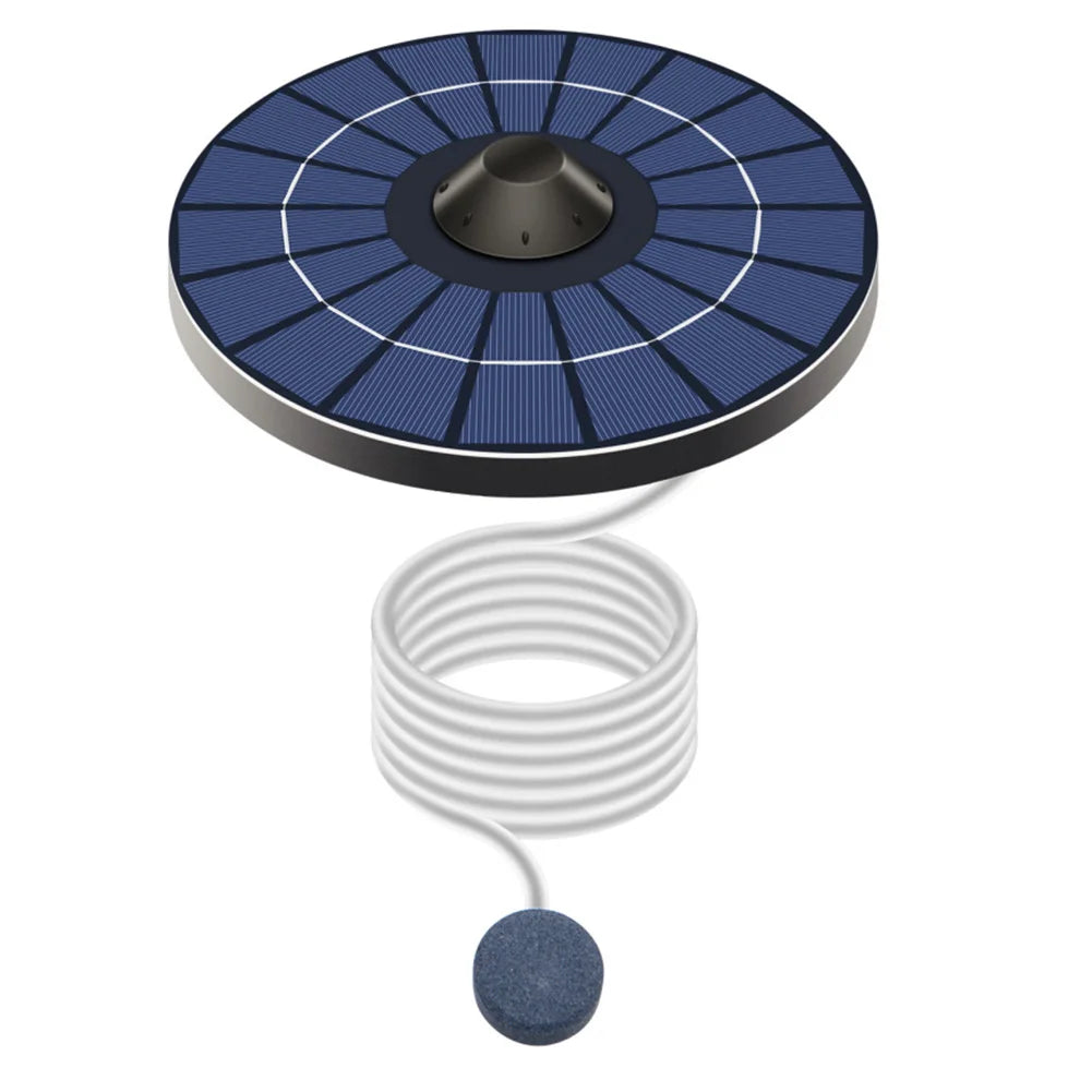 Solar Floating Pond Aerator Solar Powered Air Pump Auto Off Pond Oxygen Pump Fish Tank Oxygenator for Garden Pond