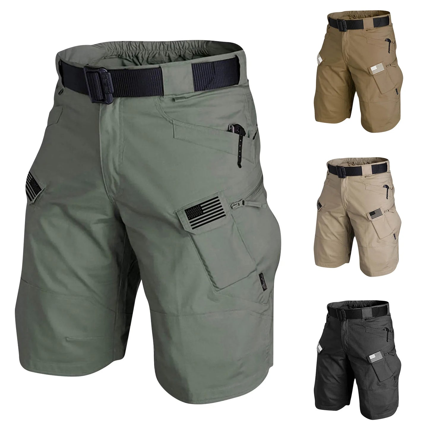 Shorts Men Urban Military Waterproof Cargo Tactical Shorts Male Outdoor Camo Breathable Quick Dry Pants Summer Casual Shorts