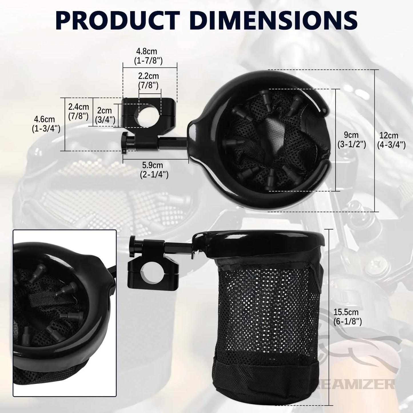 25MM Motorcycle Drinking Holder Cup For Honda Goldwing 1800 GL1800 2001-2015 F6B 2013-2015 New Rear Passenger Drink Cup Holder