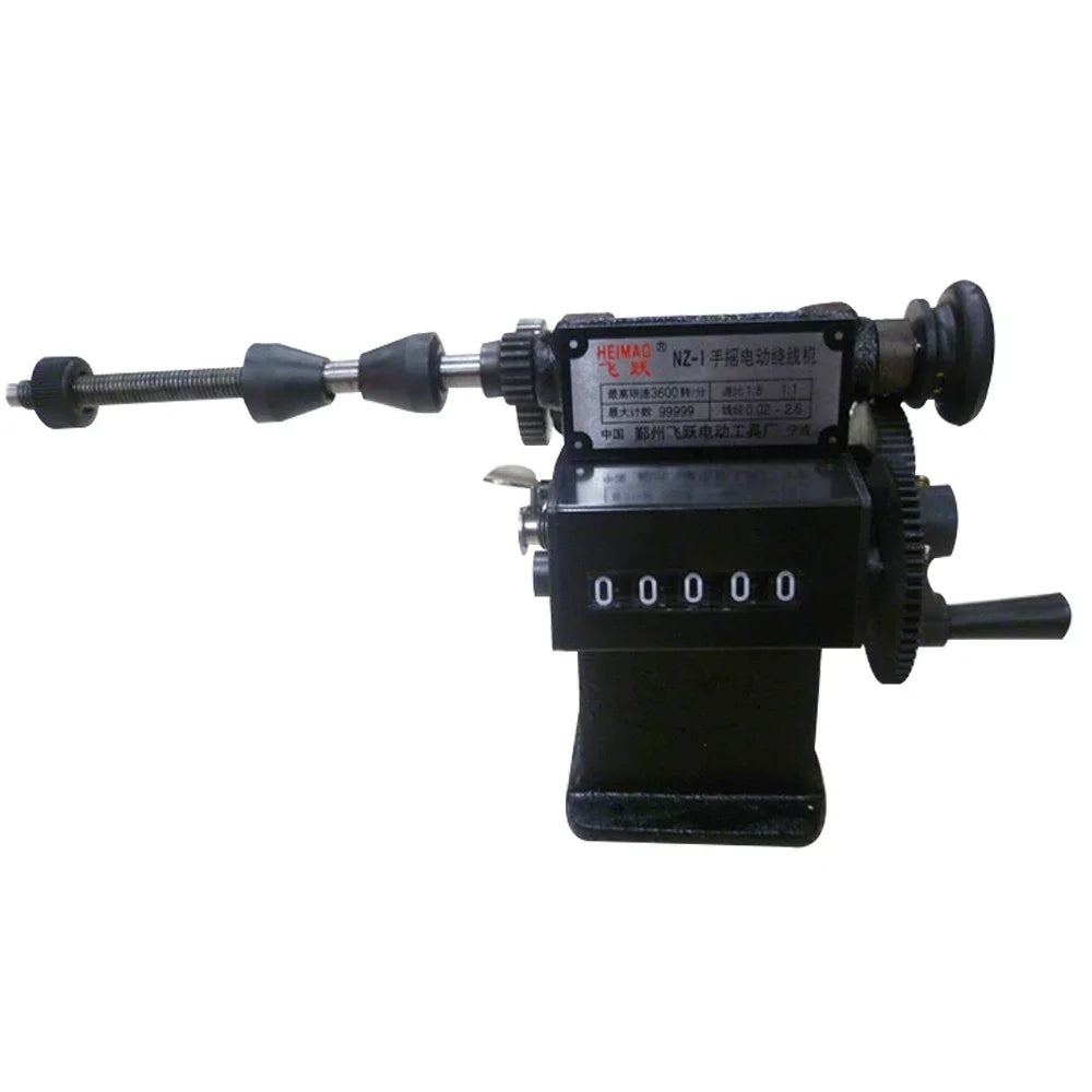 Manual Wire Winder with Counter Hand Crank Wire Winding Machine Portable and Easy to Use