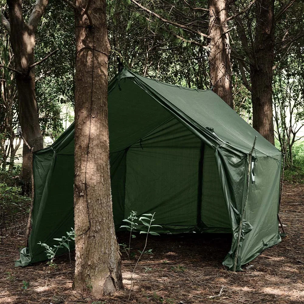 Hammock Hot Tent with Stove Jack, Spacious Versatile Wall Tent with Snow Skirt, 3000mm Waterproof with Zippered Tent Bag