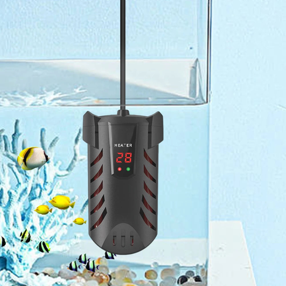 Submersible Fish Tank Heater Digital Display Aquarium Turtle Feeding Water Heater Fish Tank Thermostat Constant Temperature