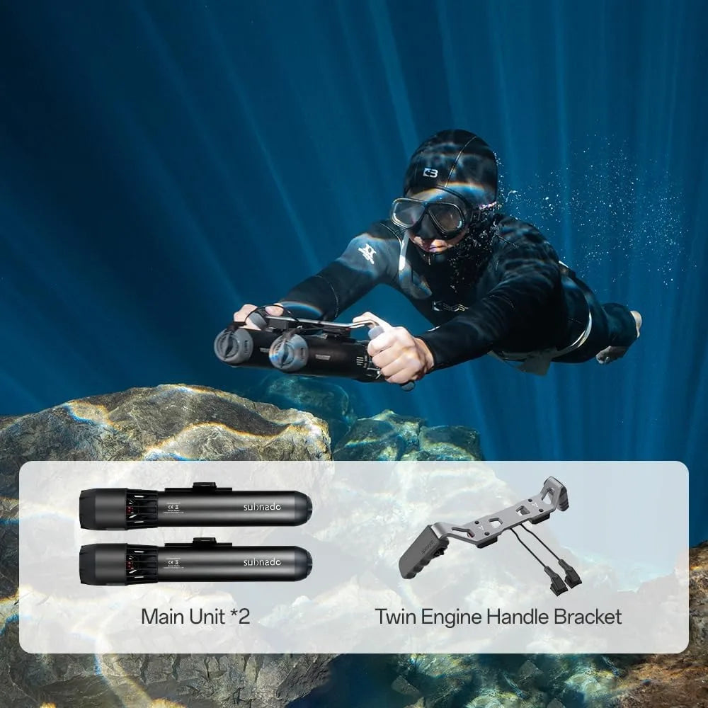 New Upgraded Subnado Underwater Scooter of 1PCS Main Unit, Water Scooter for Adults and Kids, Underwater Scooter for Pool