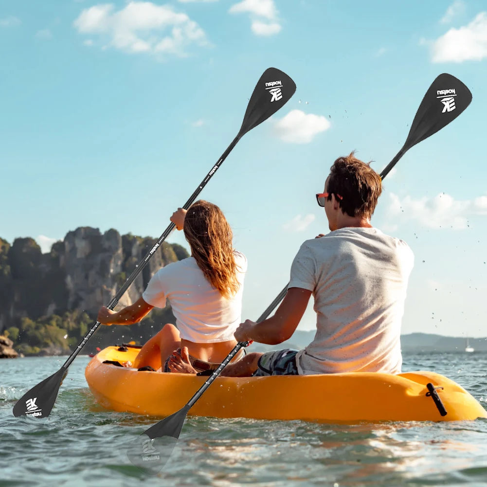 Aluminum Alloy Detachable SUP Paddle Three Piece Adjustable Kayak Canoe Paddle