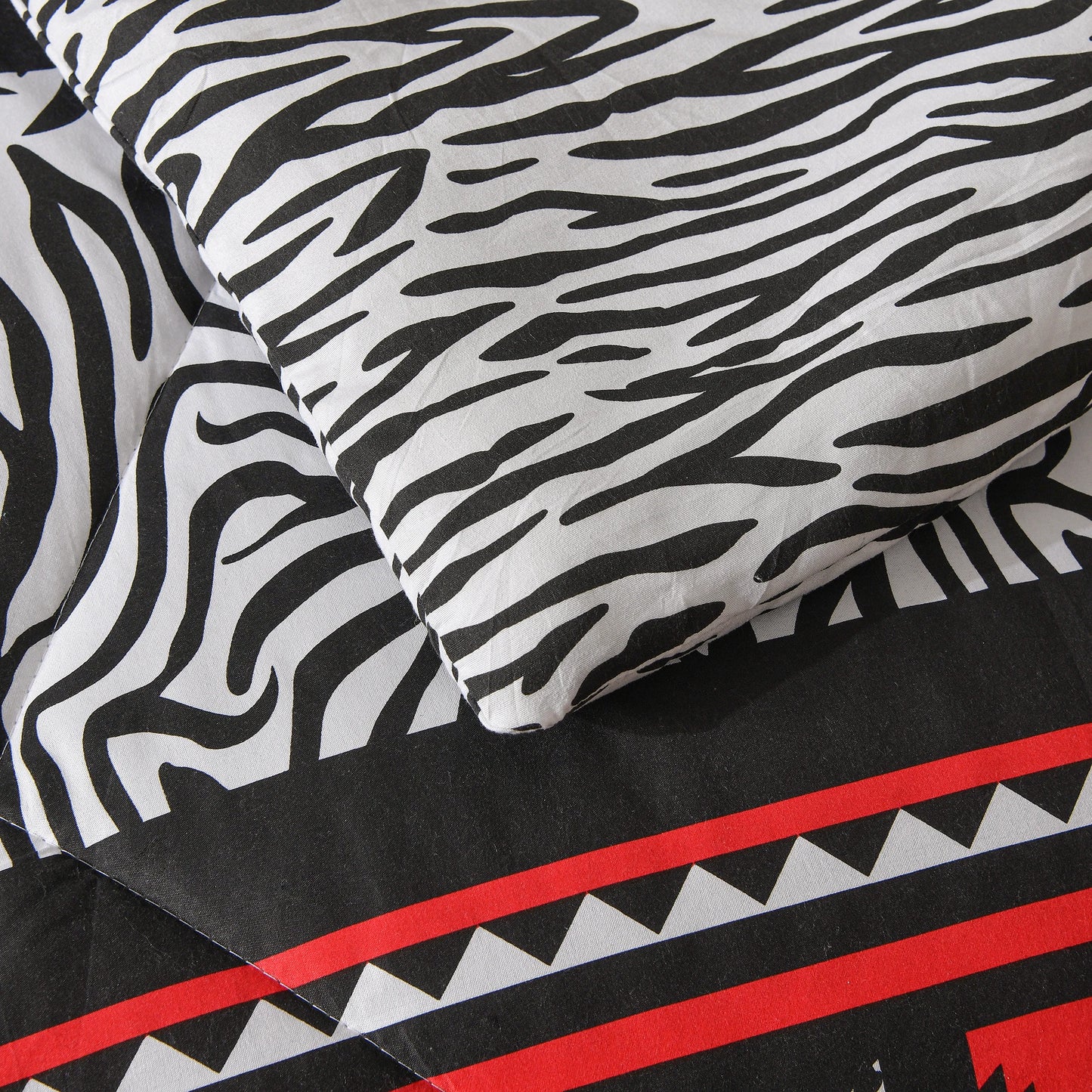 3 Pieces Comforter Set Bed In A Bag, Breathable Quilted Style Bedding Sets, Luxury Fluffy Soft Comforter For All Season