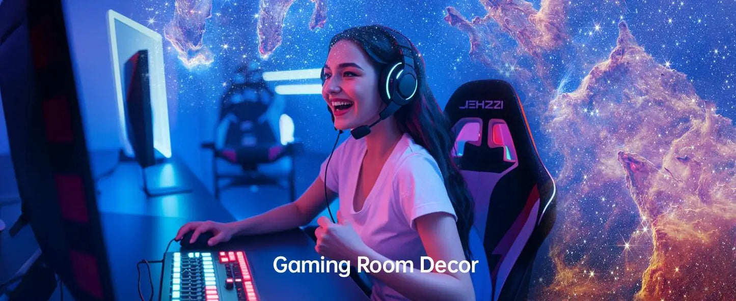 Night Light Galaxy Projector Starry Sky Projector 360° Rotate Planetarium Lamp For Kids Bedroom Valentines Day Gift Wedding Deco