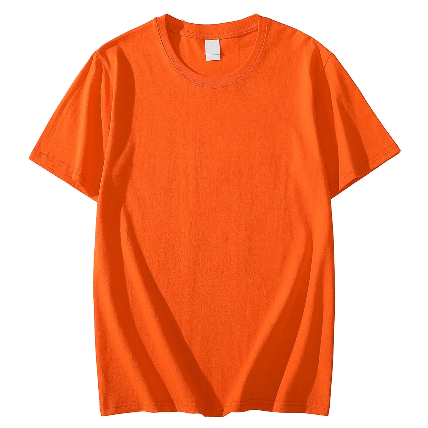 Solid Color T-shirt 8 Colors 2025 New Short Sleeve Men's/Women's Heavy Pound 220g Cotton White Crewneck Loose Top S-4XL