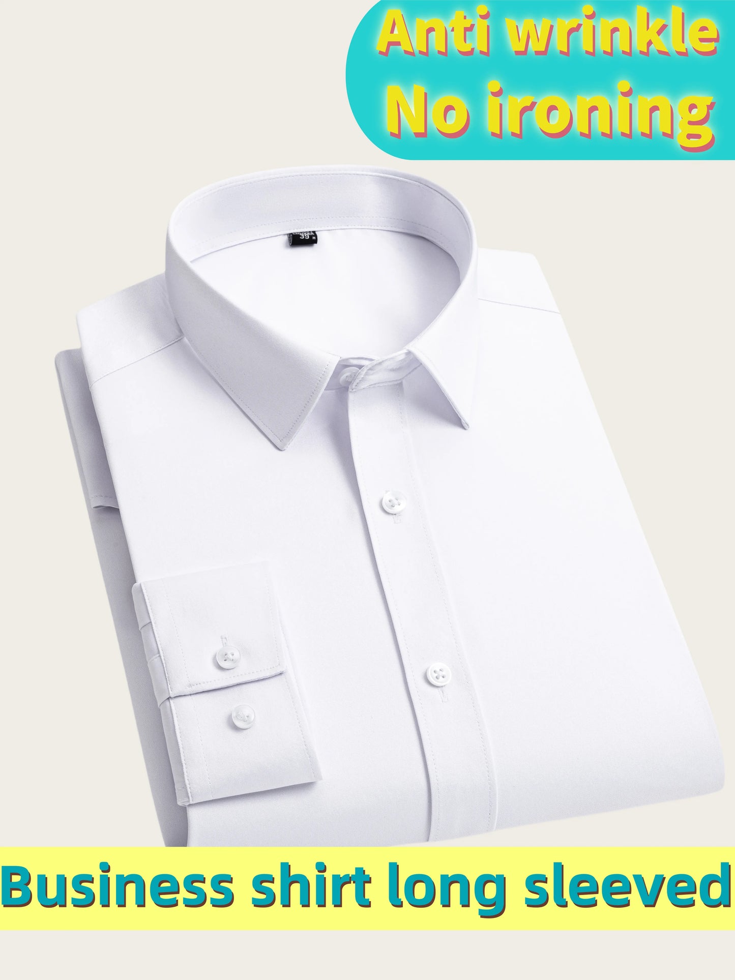 Men's Ultra-Stretch Shirt - High-Quality Silky Business Formal Long-Sleeve Shirt for Social and Casual Wear