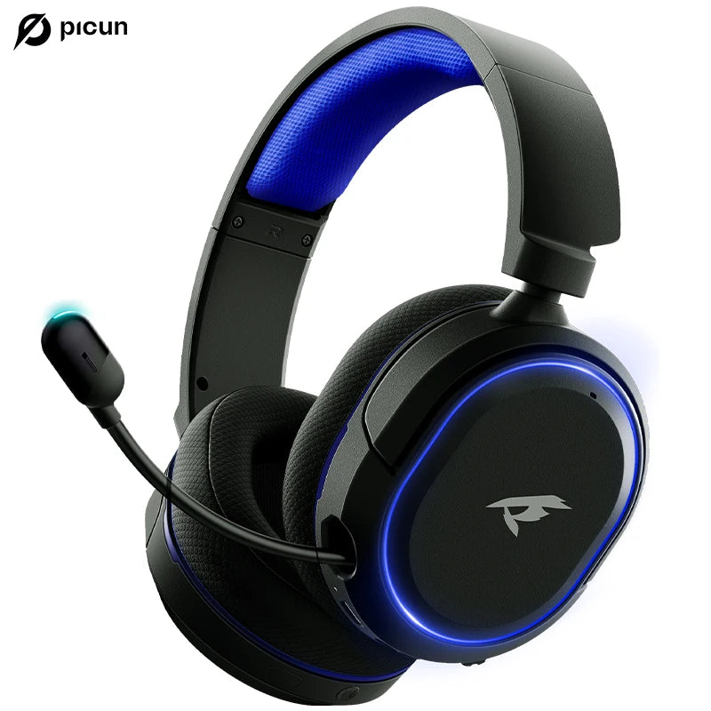 Picun G2 2.4G Wireless Gaming Headset Bluetooth Headphones