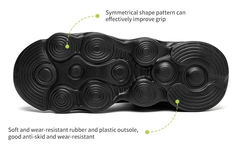 Fashionable breathable anti-smash and anti-puncture safety shoes