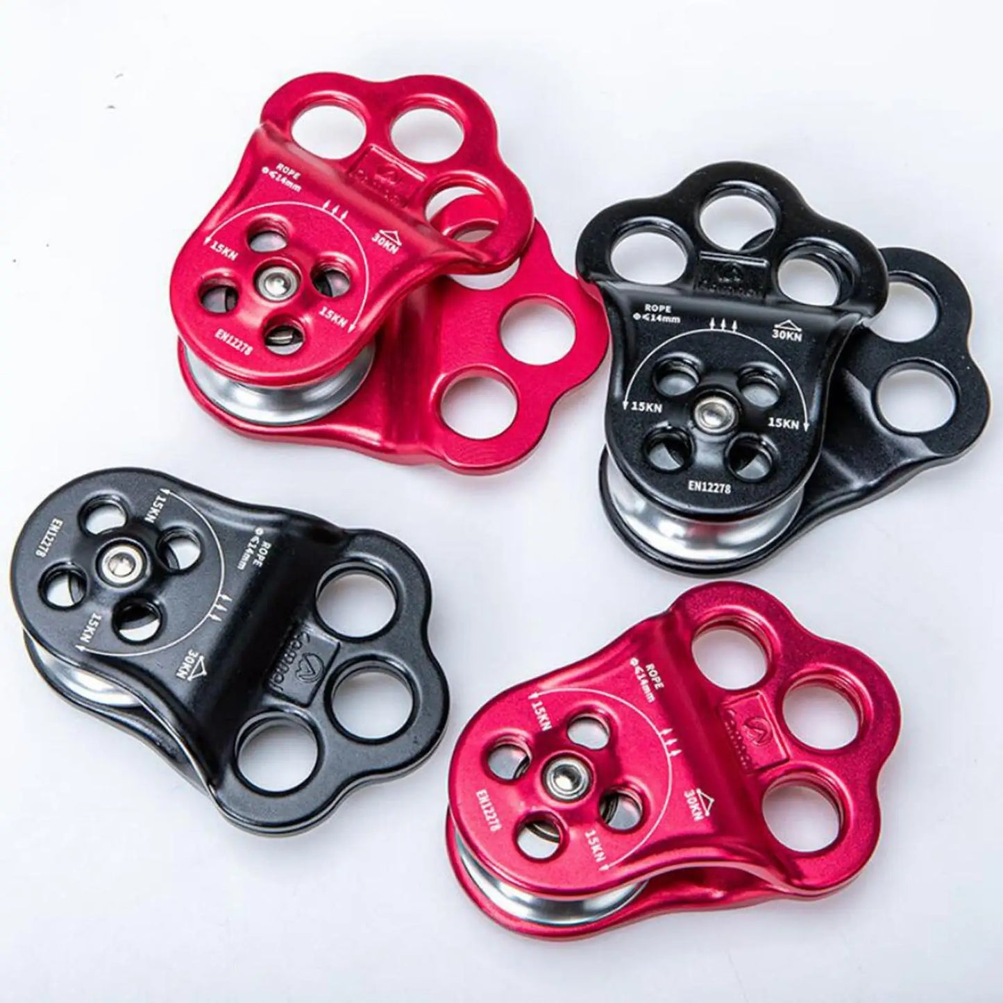 30KN Triple Climbing Hitch Pulley Arborist Tree Rigging Attachment