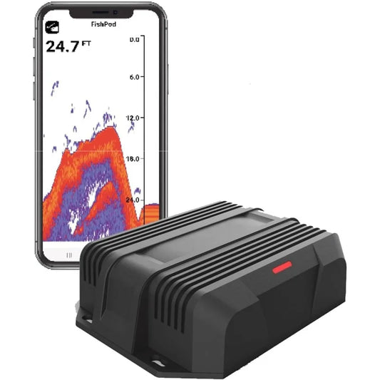 FISHPOD 10BX Boat Mount Bluetooth Fish Finder with AI Technology