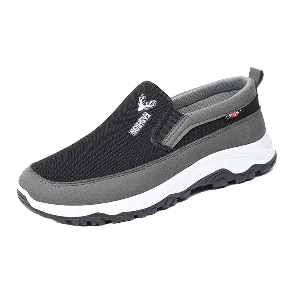 Men Penny Boat Shoes Sports Shoes Breathable Orthopedic Travel Plimsolls Flat Slip On for Outdoor Activity Hiking Walking