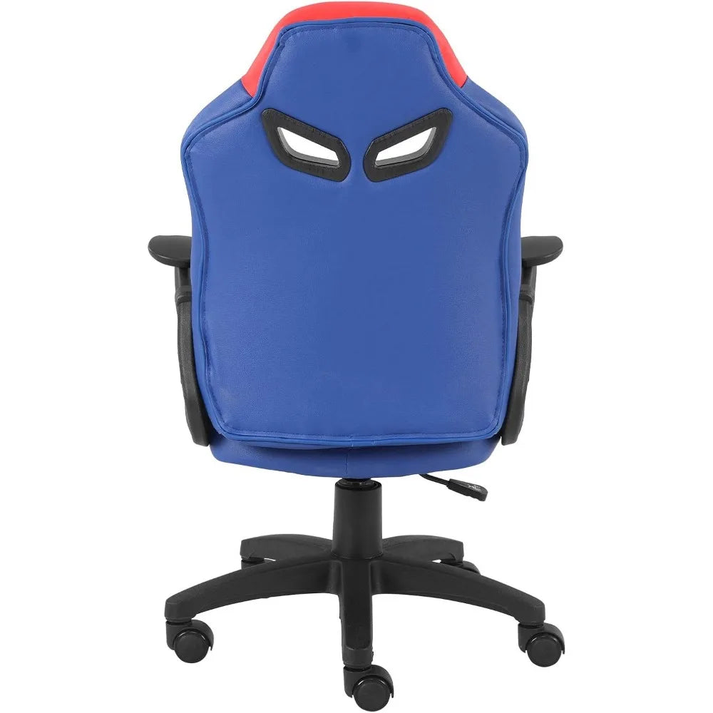 Modern-Depo Gaming Chair for Teenagers Juniors, High Back Ergonomic Swivel Racing Computer Chair, Height Adjustable Students Com