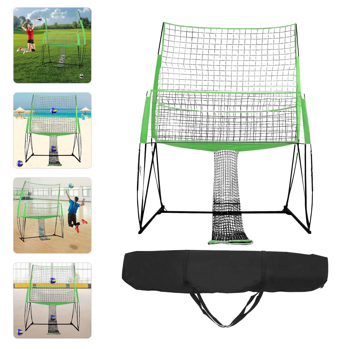 Bymaocar 2.44*3.35M Volleyball Training Net, Nylon Volleyball Practice Net, Volleyball Trainer Equipment Net