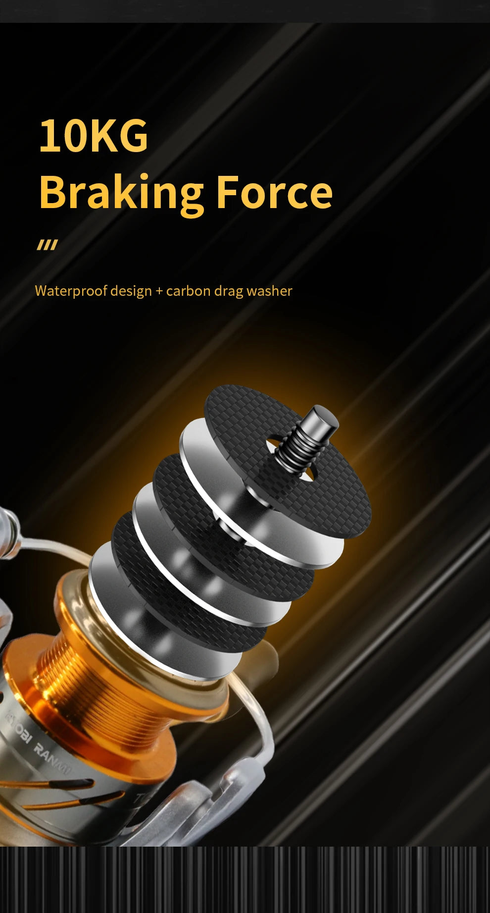 TC Spinning Fishing Reels Metal Spool Interchangeable Freshwater Saltwater Trout Carp Spinning Reel