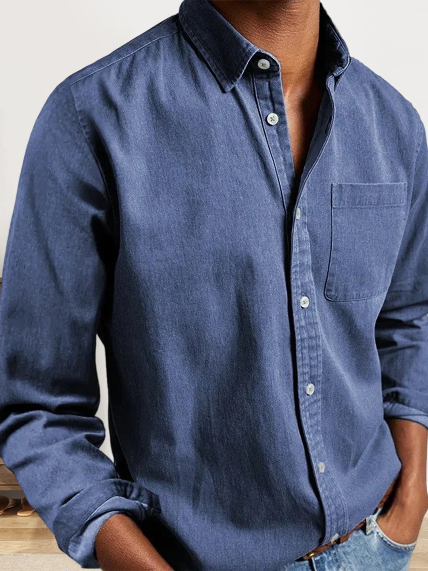 Men s Long Sleeve Plaid Button Down Shirt Casual  Fit Flannel Checkered Shirts for Fall Streetwear Fashion