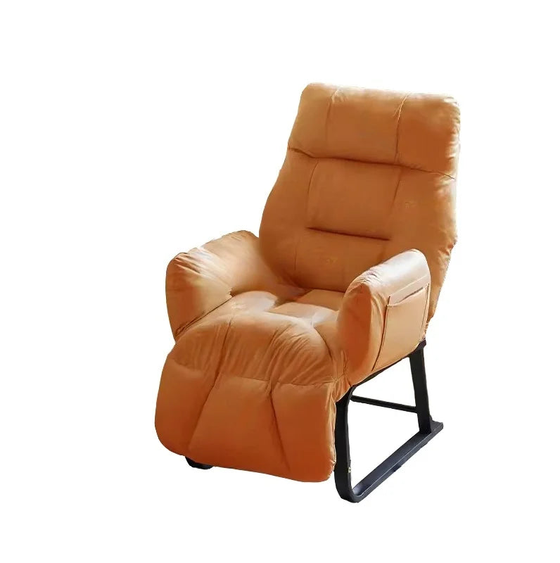 Sofa Chair Comfort Company Home Office Chairs Bedroom Reclining Backrests,Broadcast Chairs Cloth Metal adjustable Soft Foldable