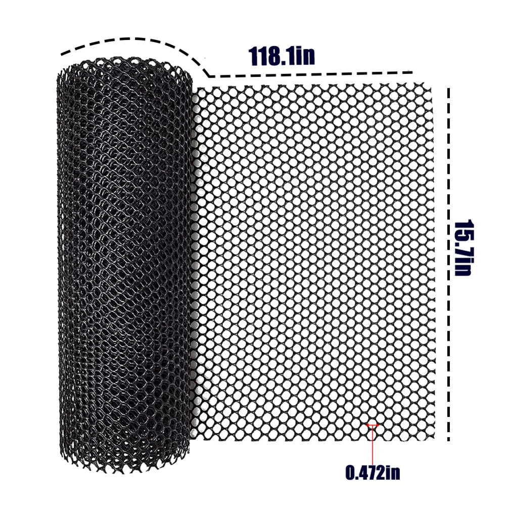 40x300cm Safety Netting Plastic Net Chicken Wire Fence Breeding Net Isolation Protection Child Cat Pet Chicken Garden Mesh