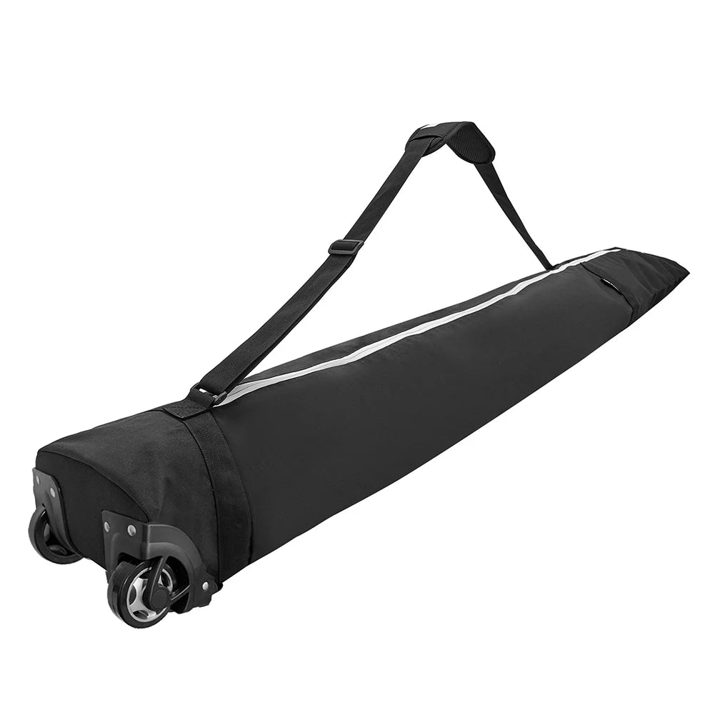 Snowboard Bag with Wheels Ski Travel Bag Heavy Duty Snowboard Carrying Case Adjustable Length Waterproof for Outdoor Skiing