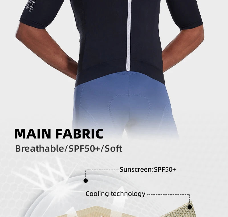 YKYWBIKE 2025 Cycling Jersey Men Summer Professional Bicycle Shirt Short Sleeve Breathable Road Bike Maillot Cycling Clothing