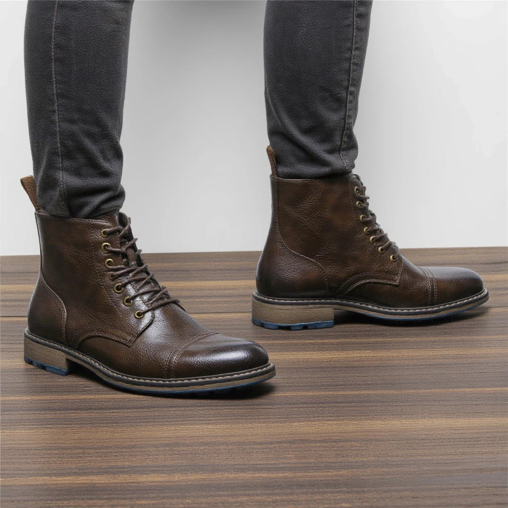 Men Ankle Boots Fashion Brand Comfortable Casual Men Boots
