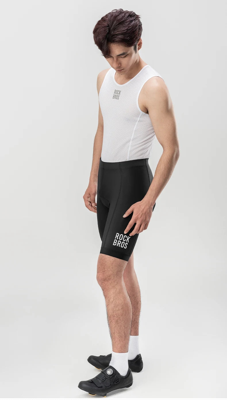ROCKBROS Men's Cycling Shorts 3D Gel Pad Cycling Underwear Anti-Slip Breathable Bike Bicycle Liner Shorts Men MTB Road Riding